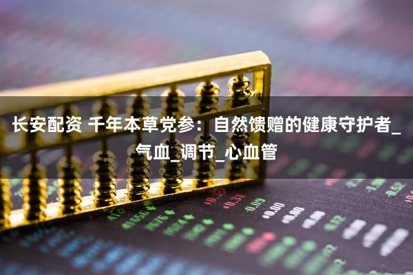 长安配资 千年本草党参：自然馈赠的健康守护者_气血_调节_心血管