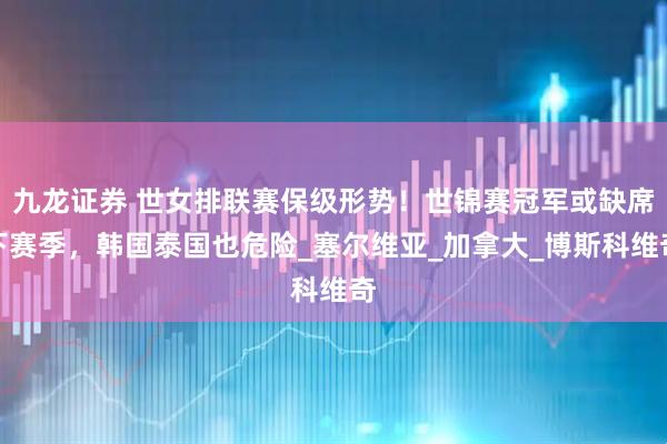 九龙证券 世女排联赛保级形势！世锦赛冠军或缺席下赛季，韩国泰国也危险_塞尔维亚_加拿大_博斯科维奇